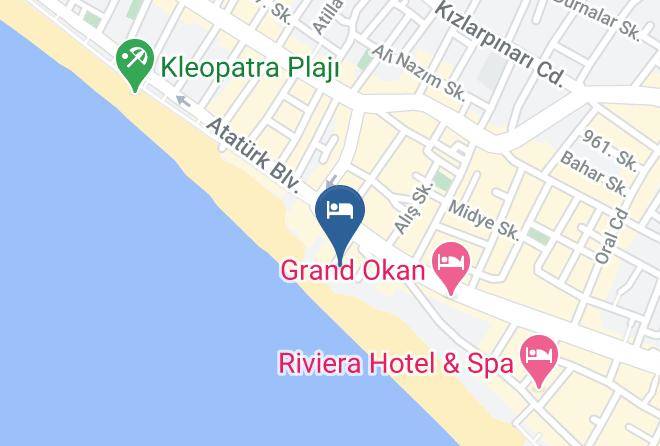 Alanya - Sunprime Alanya Beach Hotel Maps