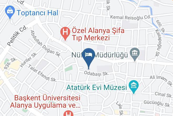 Alanya - Sunpark Otel Maps