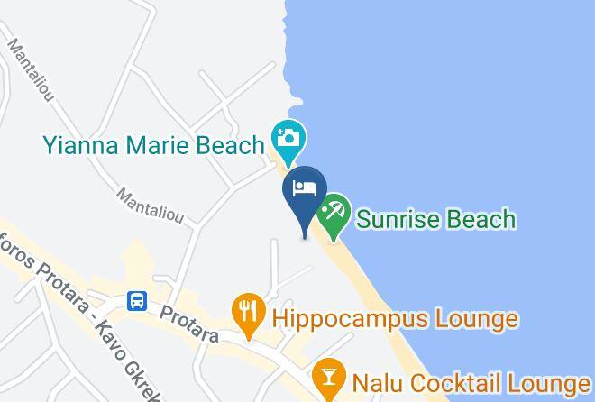 Cyprus - Sunprime Protaras Beach Maps