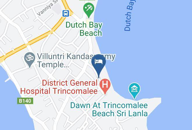 Trincomalee - Green Park Hotel Maps