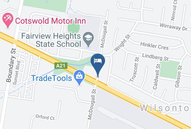 Toowoomba - Sunray Motor Inn Maps