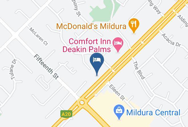 Mildura - Sunraysia Backpackers Maps