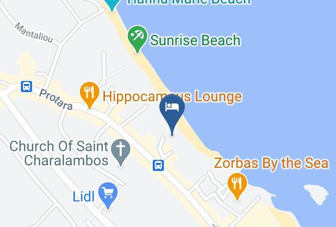 Cyprus - Sunrise Beach Hotel Maps
