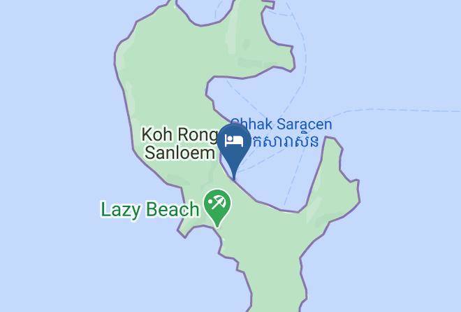 Preah Sihaknuk Town - Sunrise Bungalow Maps