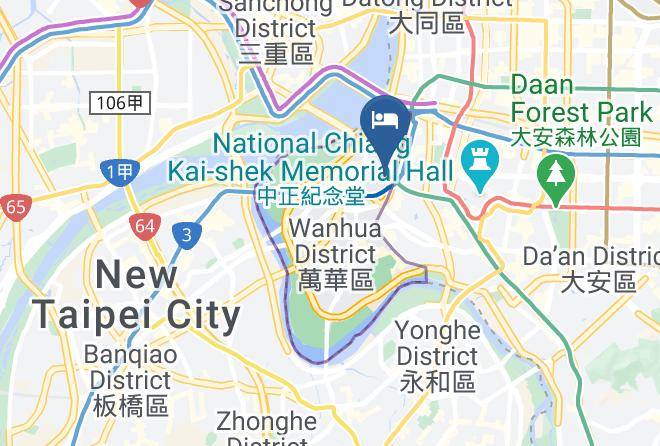 Wanhua District - Sunrise Business Hotel Ximen Maps