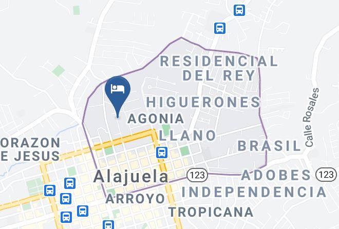 Alajuela - Sunrise By A 1 Maps