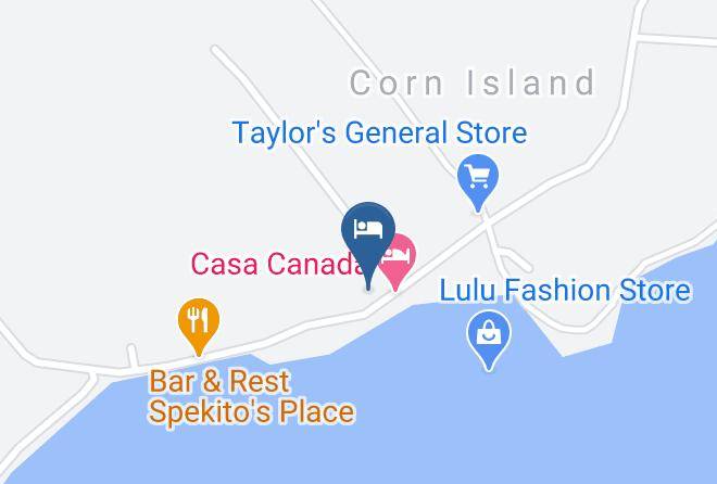 Corn Island - Sunrise Hotel Maps