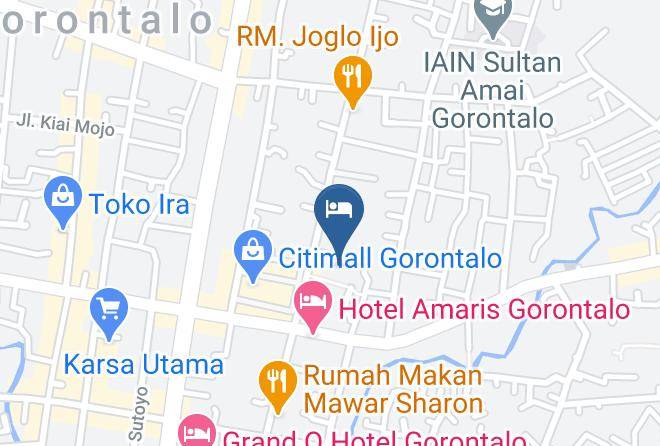 Kota Gorontalo - Sunrise Hotel Maps