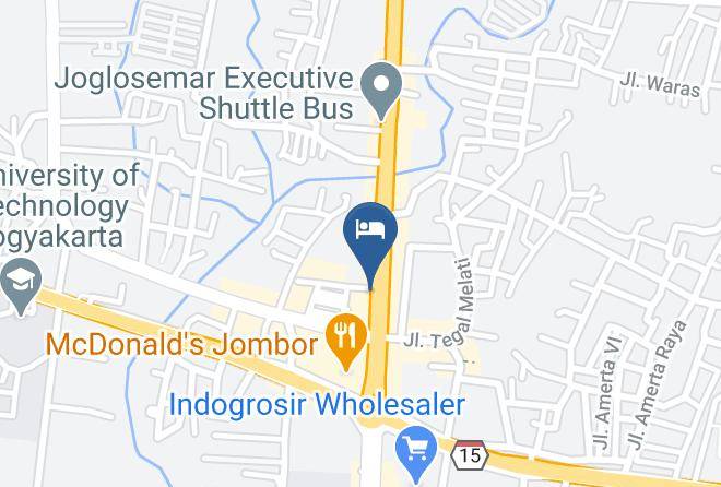 Sleman - Sunrise Hotel Jombor Yogyakarta Maps