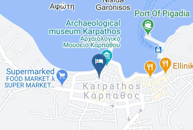 Karpathos - Sunrise Hotel Maps