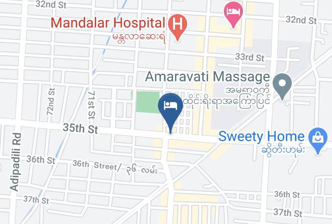 Mahaaungmye - Sunrise Hotel Mandalay Maps