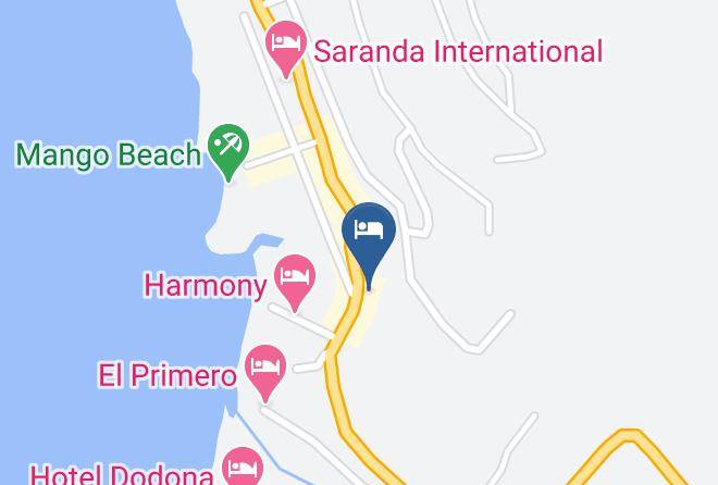 Saranda - Sunrise Hotel Maps