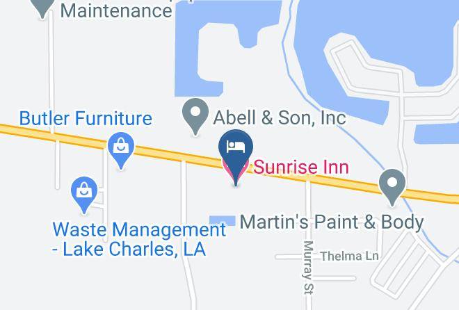 Calcasieu Par - Sunrise Inn Maps