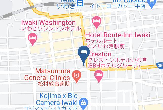 Iwaki City - Sunrise Inn Iwaki Maps