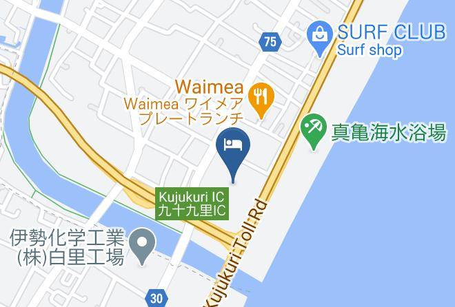 Kujukuri Townsanbu District - Sunrise Kujukuri Maps