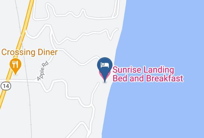 Yates - Sunrise Landing Bed And Breakfast Maps