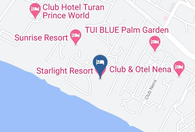 Starlight Resort Hotel Map