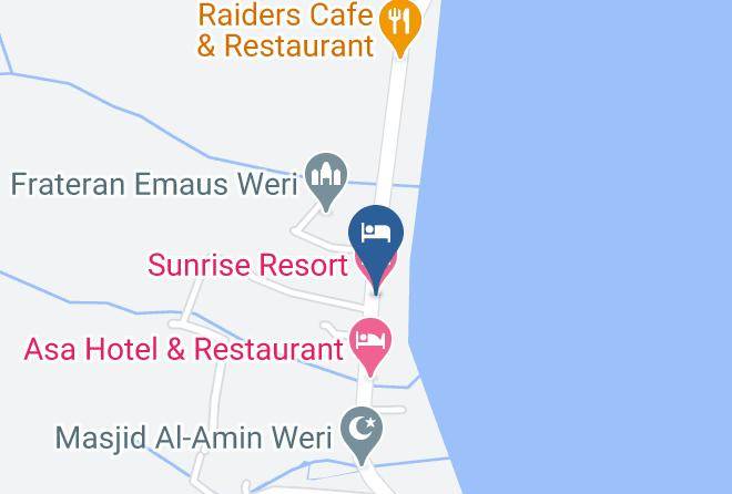 Flores Timur - Sunrise Resort Maps
