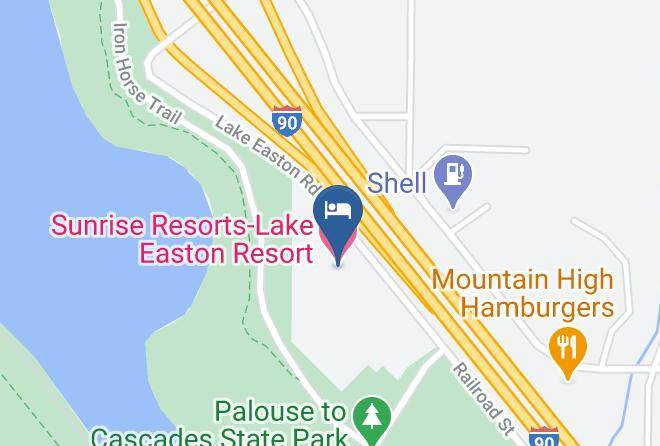 Kittitas - Sunrise Resorts Lake Easton Resort Maps