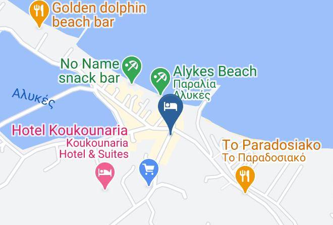 Zakinthos - Sunrise Studios Alykes Maps