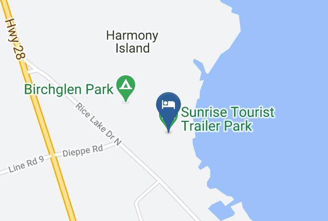 Northumberland - Sunrise Tourist Trailer Park Maps