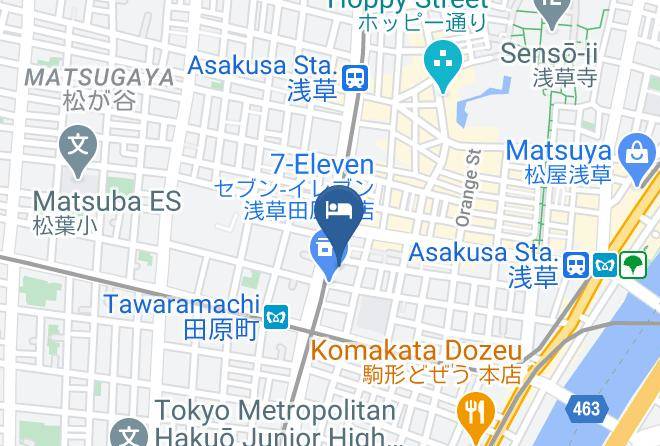 Taito Ward - Hotel Sunroute Asakusa Maps