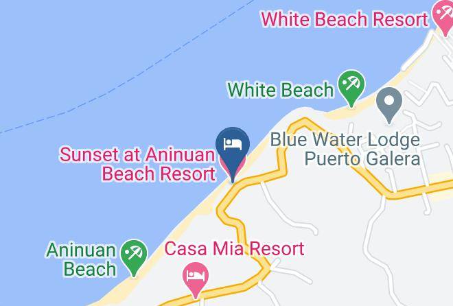 Oriental Mindoro - Sunset At Aninuan Beach Resort Maps