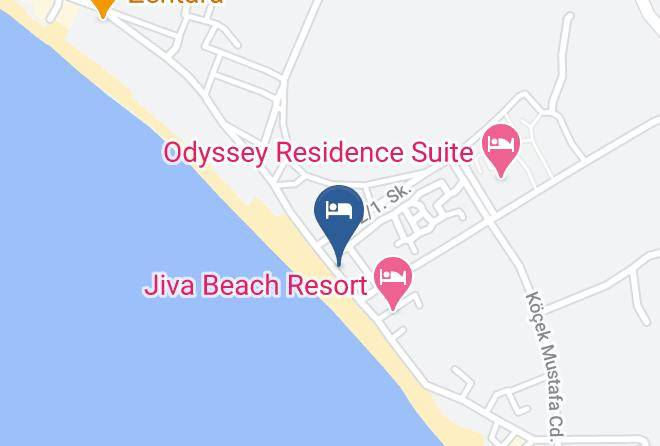 Fethiye - Sunset Beach Resort Aqua Lettings Maps