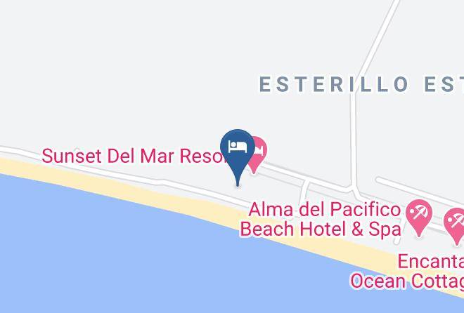 Parrita - Sunset Del Mar Hotel Maps