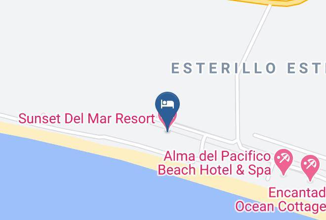 Parrita - Sunset Del Mar Resort Maps