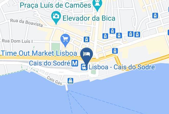 Lisbon - Sunset Destination Hostel Maps