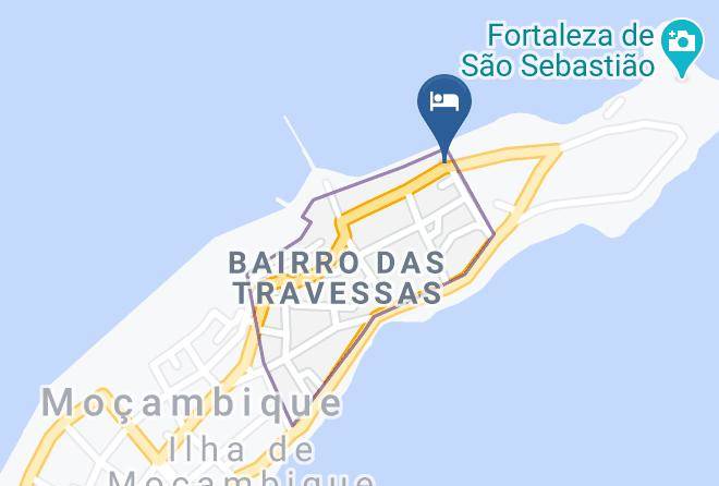 Ilha De Mocambique - Sunset Dream B&b Ilha De Mozambique Maps