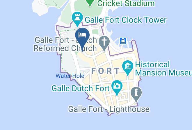 Galle - Sunset Fort Hotel Maps