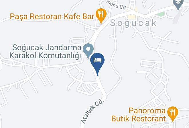 Sogucak - Sunset Garden Hotel Maps