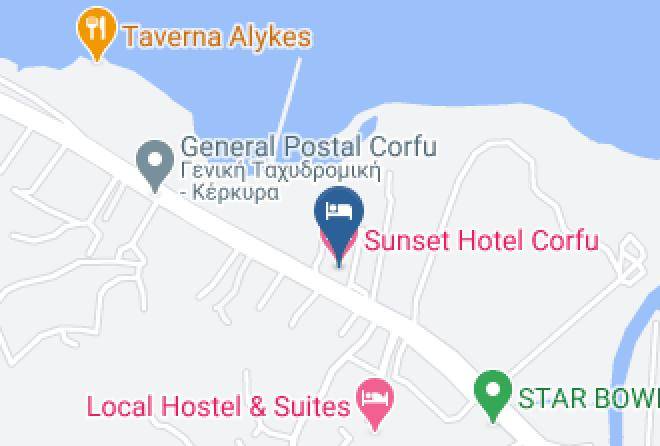 Kerkira - Sunset Hotel Corfu Maps
