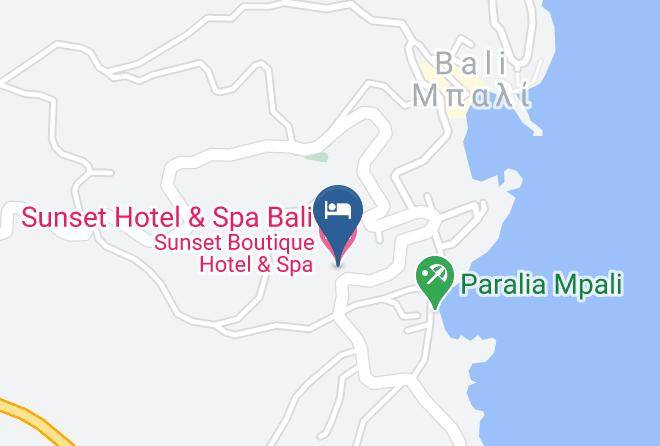 Rethimni - Sunset Hotel & Spa Bali Maps
