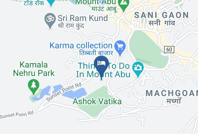 Mount Abu - Hotel Sunset Inn Mount Abu With Swimming Pool Maps