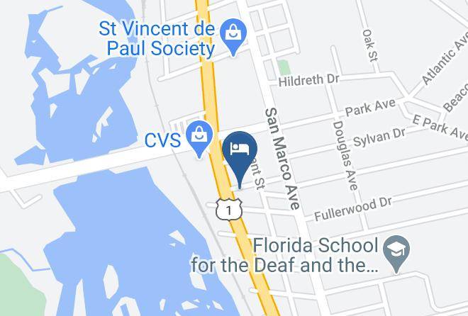 St Johns - Sunset Inn St Augustine Maps