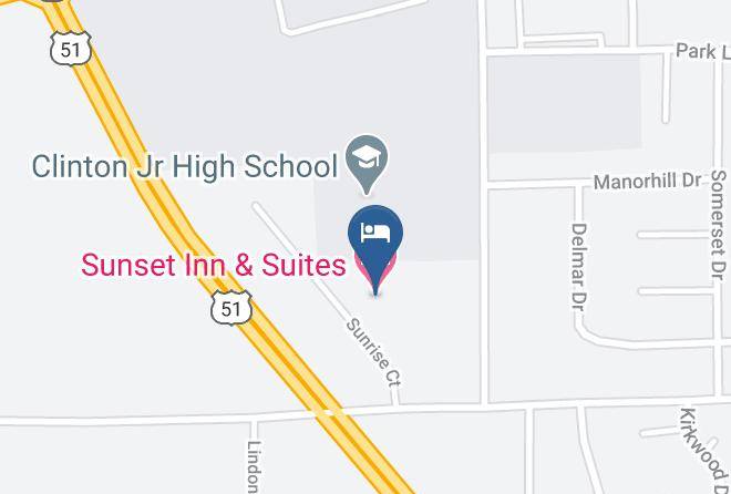 De Witt - Sunset Inn & Suites Maps