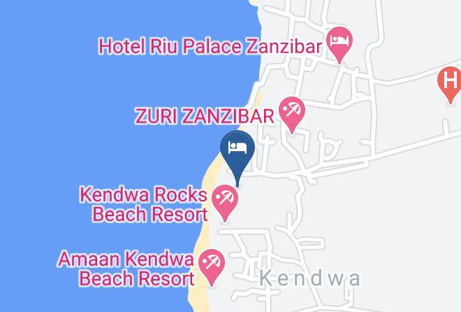 Sunset Kendwa Map