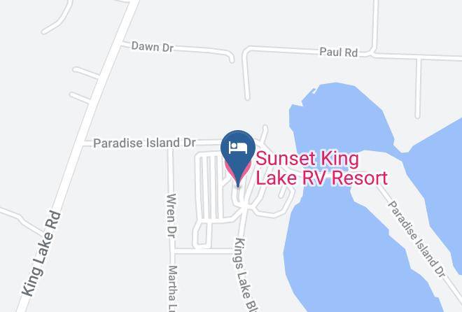 Walton - Sunset King Lake Rv Resort Maps
