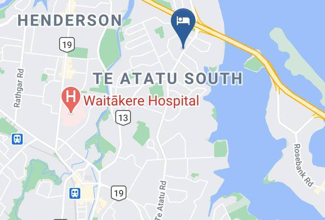 Auckland Te Atatu South - Sunset Lodge Motel Maps