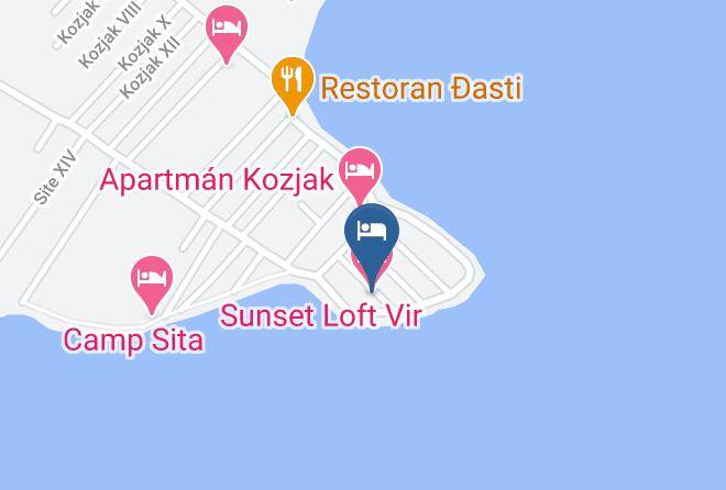 Vir - Sunset Loft Vir Maps