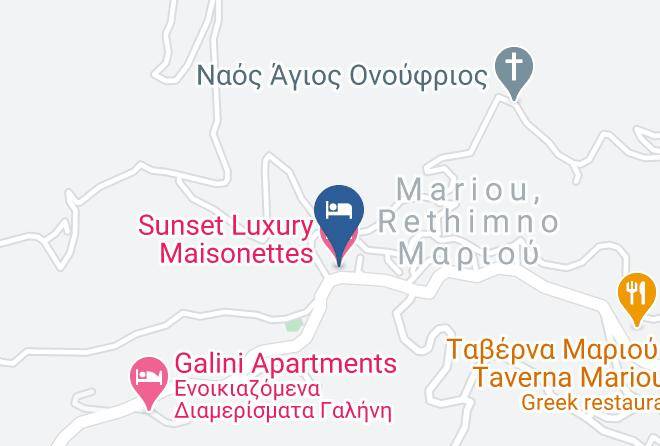 Rethimni - Sunset Luxury Maisonettes Maps