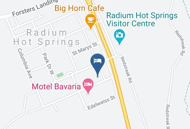 East Kootenay - Sunset Motel Maps