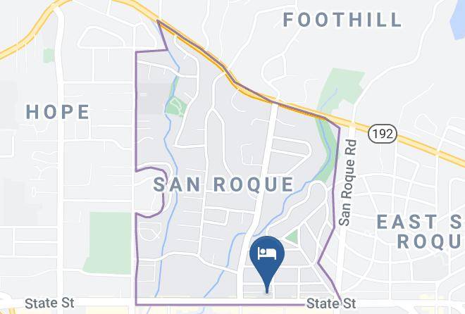 Santa Barbara - Sunset Motel Maps