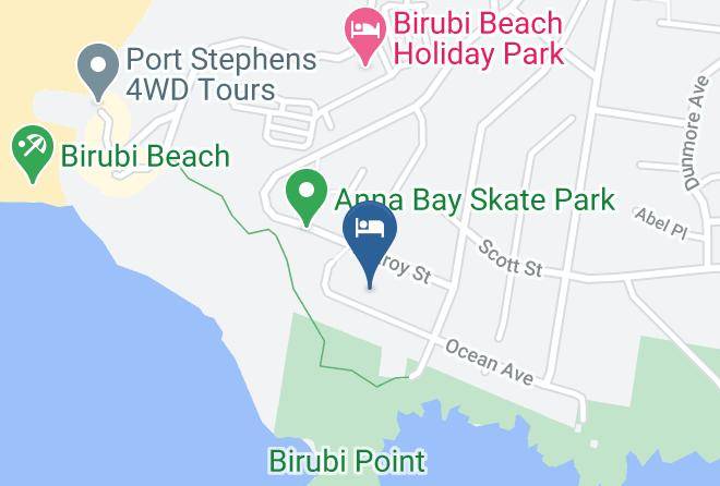Port Stephens - Sunset On Birubi Maps