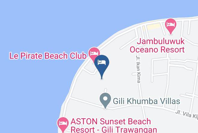 North Lombok Regency - Sunset Palms Resort Maps
