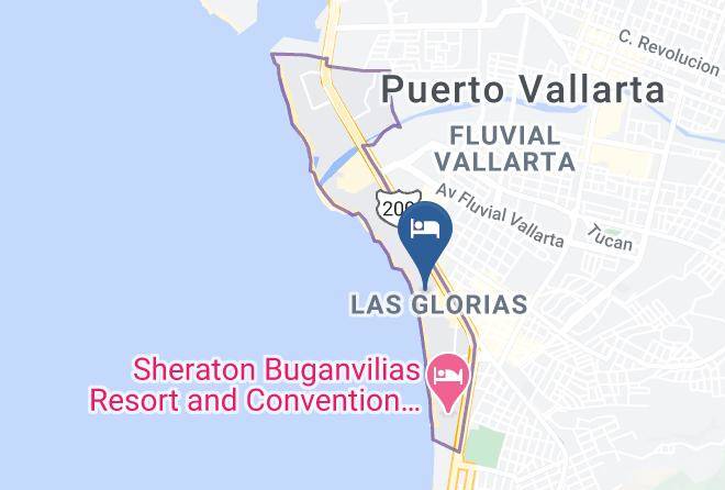 Puerto Vallarta - Sunset Plaza Beach Resort Maps
