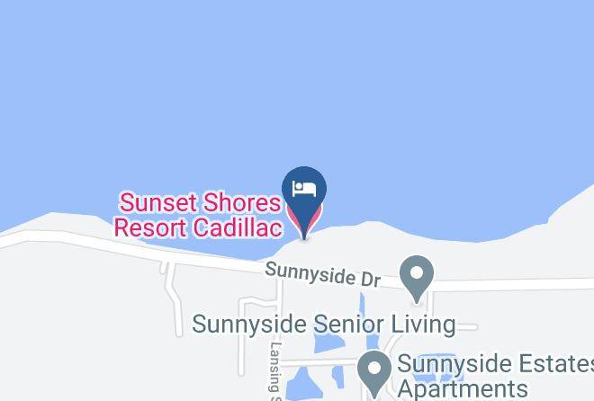 Wexford County - Sunset Shores Resort Cadillac Maps